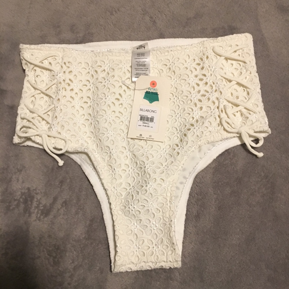 NWT Billabong high waisted swim bottoms